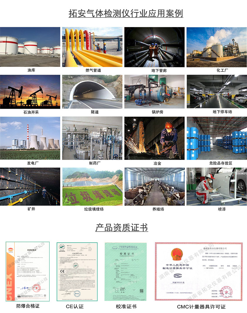 固定式氣體檢測儀，固定式氣體探測器-湖南省拓安儀器有限公司